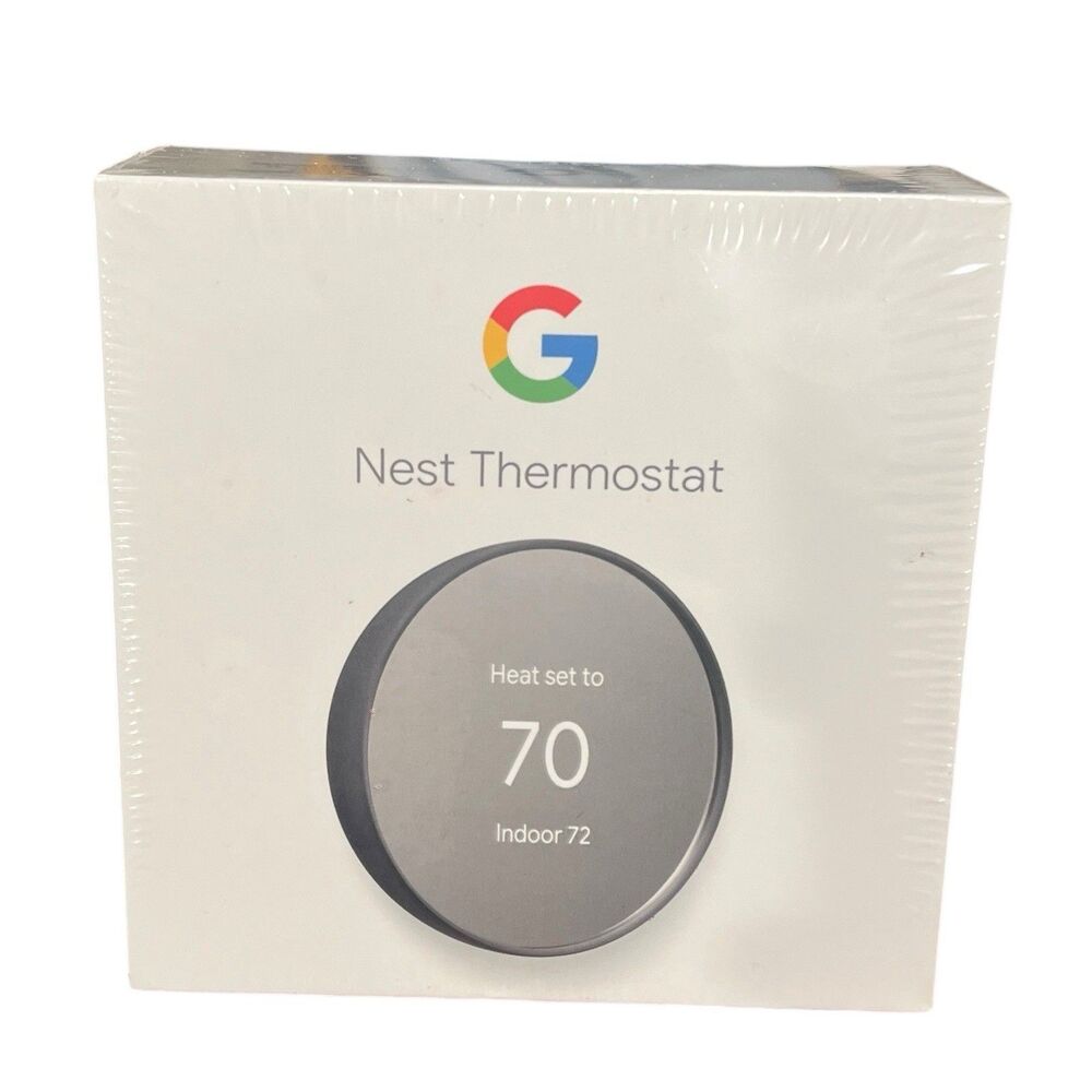 Google G4CVZ Nest Smart Thermostat, Charcoal, Factory Sealed - Picture 3 of 9
